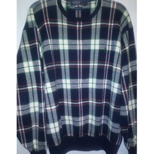 Polo by Ralph Lauren XL plaid crew neck sweater